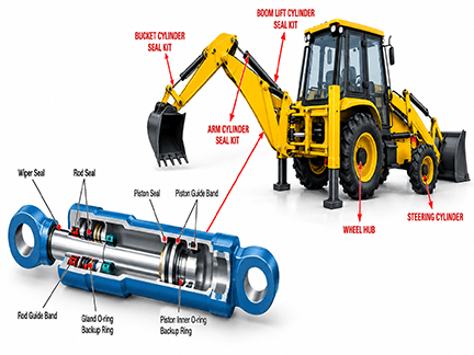 Seal Kits and Seals for Earth Moving Equipments